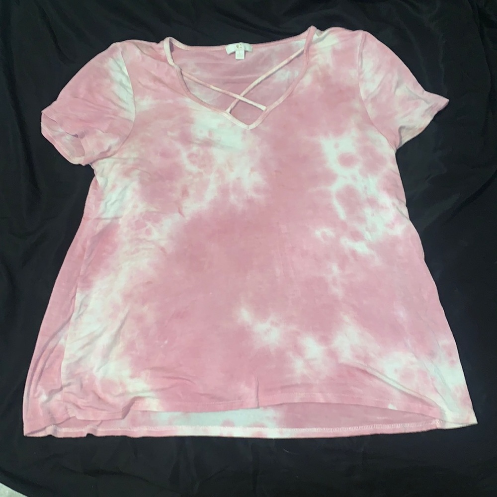 Crossed front soft tee